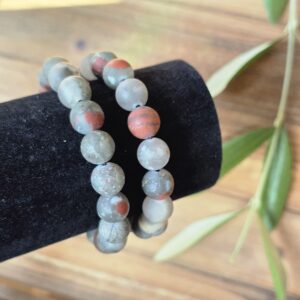 African Bloodstone Stretch Bracelet